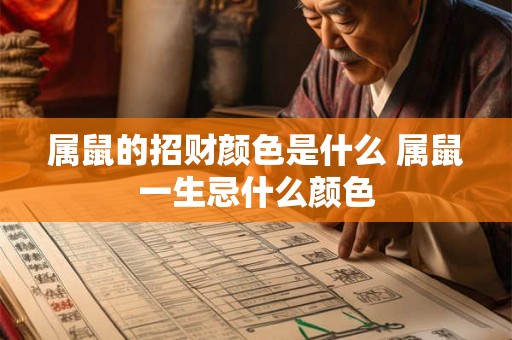 属鼠的招财颜色是什么 属鼠一生忌什么颜色 属鼠的招财颜色是什么 属鼠一生忌什么颜色