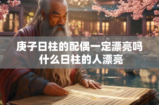 庚子日柱的配偶一定漂亮吗 什么日柱的人漂亮 庚子日柱的配偶一定漂亮吗 什么日柱的人漂亮