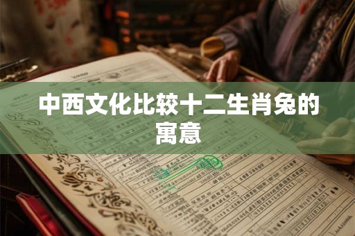 中西文化比较十二生肖兔的寓意 中西文化比较十二生肖兔的寓意