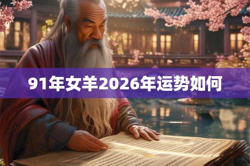 91年女羊2026年运势如何 91年女羊2026年运势如何