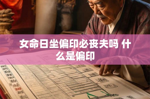女命日坐偏印必丧夫吗 什么是偏印 女命日坐偏印必丧夫吗 什么是偏印