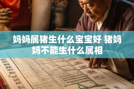 妈妈属猪生什么宝宝好 猪妈妈不能生什么属相 妈妈属猪生什么宝宝好 猪妈妈不能生什么属相