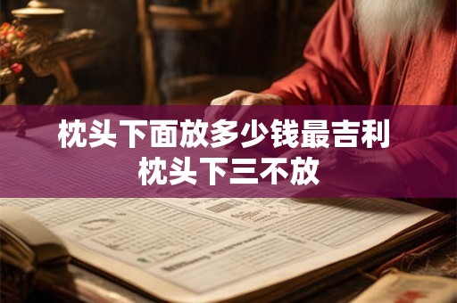 枕头下面放多少钱最吉利 枕头下三不放 枕头下面放多少钱最吉利 枕头下三不放