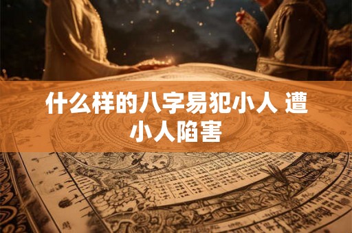 什么样的八字易犯小人 遭小人陷害
