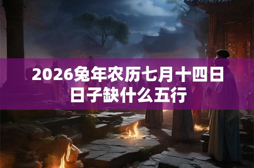 2026兔年农历七月十四日日子缺什么五行 2026兔年农历七月十四日日子缺什么五行
