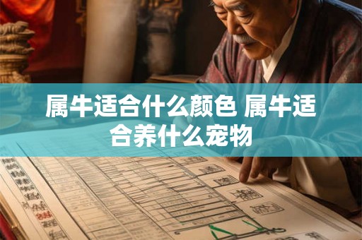 属牛适合什么颜色 属牛适合养什么宠物 属牛适合什么颜色 属牛适合养什么宠物