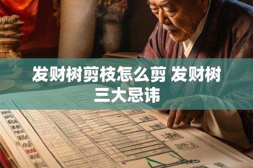 发财树剪枝怎么剪 发财树三大忌讳 发财树剪枝怎么剪 发财树三大忌讳