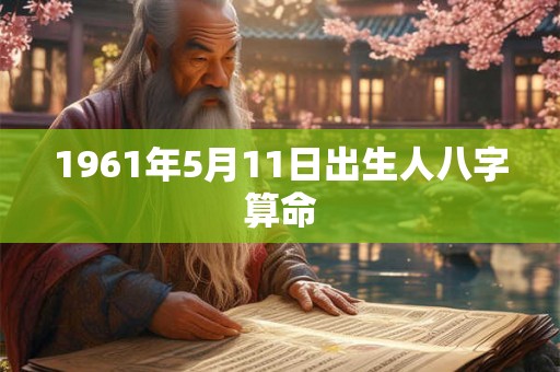 1961年5月11日出生人八字算命 1961年5月11日出生人八字算命