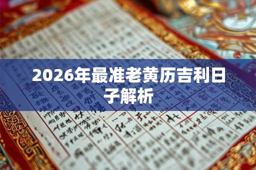 2026年最准老黄历吉利日子解析 2026年最准老黄历吉利日子解析