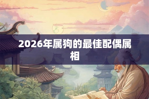 2026年属狗的最佳配偶属相 2026年属狗的最佳配偶属相