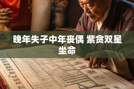 晚年失子中年丧偶 紫贪双星坐命 晚年失子中年丧偶 紫贪双星坐命