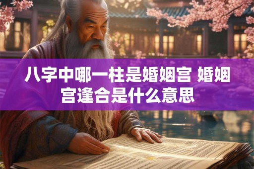 八字中哪一柱是婚姻宫 婚姻宫逢合是什么意思 八字中哪一柱是婚姻宫 婚姻宫逢合是什么意思