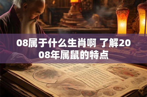 08属于什么生肖啊 了解2008年属鼠的特点 08属于什么生肖啊 了解2008年属鼠的特点