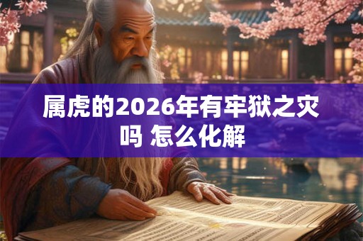 属虎的2026年有牢狱之灾吗 怎么化解 属虎的2026年有牢狱之灾吗 怎么化解
