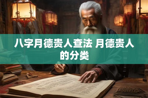 八字月德贵人查法 月德贵人的分类 八字月德贵人查法 月德贵人的分类