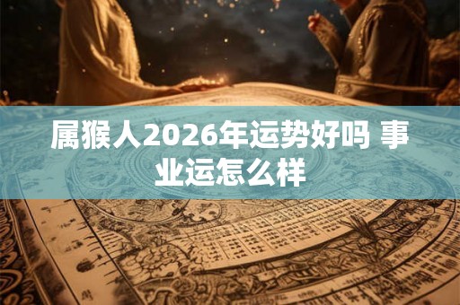 属猴人2026年运势好吗 事业运怎么样 属猴人2026年运势好吗 事业运怎么样