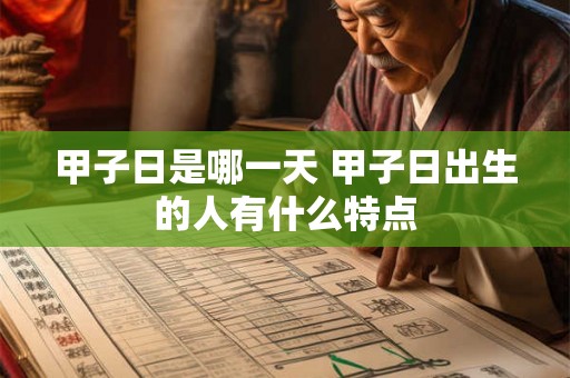 甲子日是哪一天 甲子日出生的人有什么特点 甲子日是哪一天 甲子日出生的人有什么特点