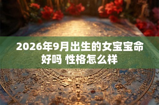 2026年9月出生的女宝宝命好吗 性格怎么样 2026年9月出生的女宝宝命好吗 性格怎么样