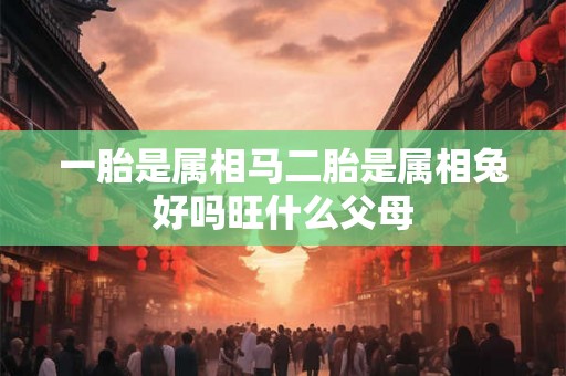 一胎是属相马二胎是属相兔好吗旺什么父母