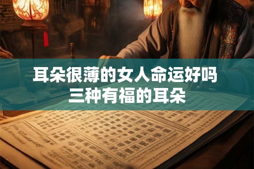 耳朵很薄的女人命运好吗 三种有福的耳朵 耳朵很薄的女人命运好吗 三种有福的耳朵