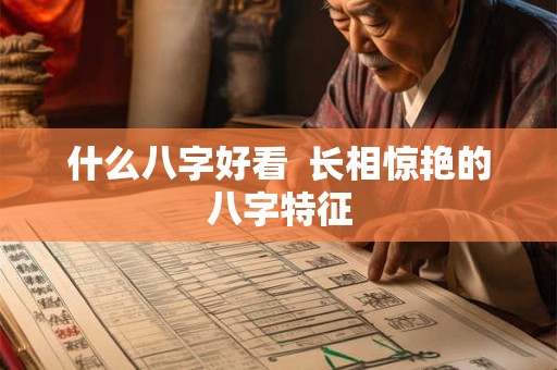 什么八字好看 长相惊艳的八字特征 什么八字好看 长相惊艳的八字特征