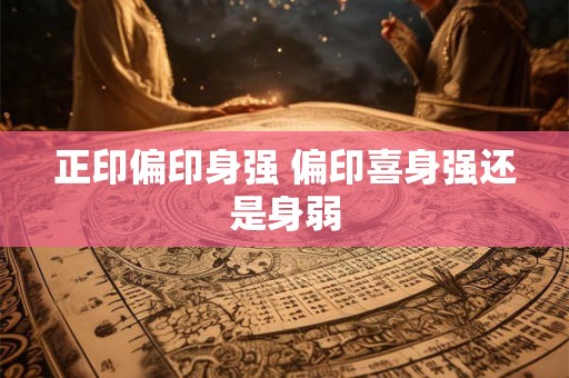 正印偏印身强 偏印喜身强还是身弱