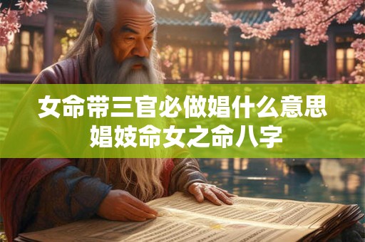 女命带三官必做娼什么意思 娼妓命女之命八字 女命带三官必做娼什么意思 娼妓命女之命八字