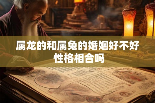 属龙的和属兔的婚姻好不好 性格相合吗 属龙的和属兔的婚姻好不好 性格相合吗