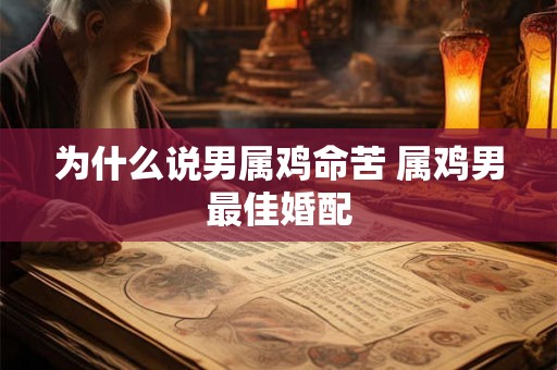 为什么说男属鸡命苦 属鸡男最佳婚配
