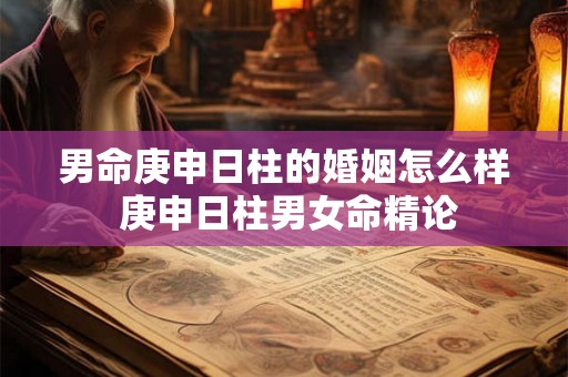 男命庚申日柱的婚姻怎么样 庚申日柱男女命精论 男命庚申日柱的婚姻怎么样 庚申日柱男女命精论