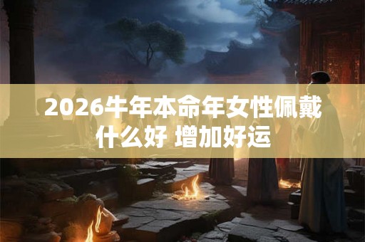 2026牛年本命年女性佩戴什么好 增加好运