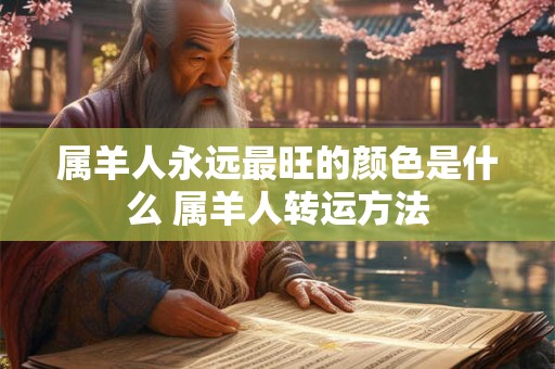 属羊人永远最旺的颜色是什么 属羊人转运方法 属羊人永远最旺的颜色是什么 属羊人转运方法
