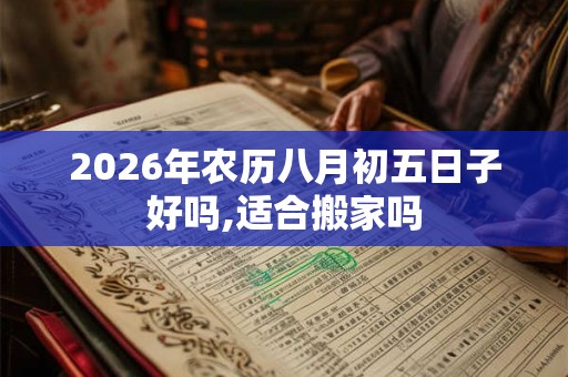2026年农历八月初五日子好吗,适合搬家吗