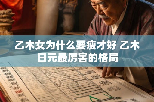 乙木女为什么要瘦才好 乙木日元最厉害的格局 乙木女为什么要瘦才好 乙木日元最厉害的格局