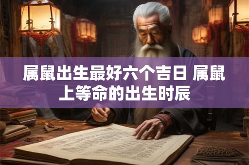 属鼠出生最好六个吉日 属鼠上等命的出生时辰 属鼠出生最好六个吉日 属鼠上等命的出生时辰