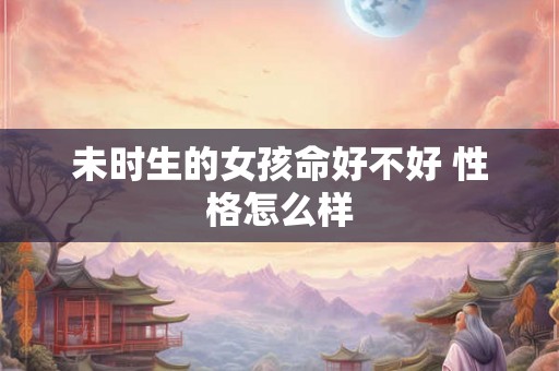 未时生的女孩命好不好 性格怎么样 未时生的女孩命好不好 性格怎么样