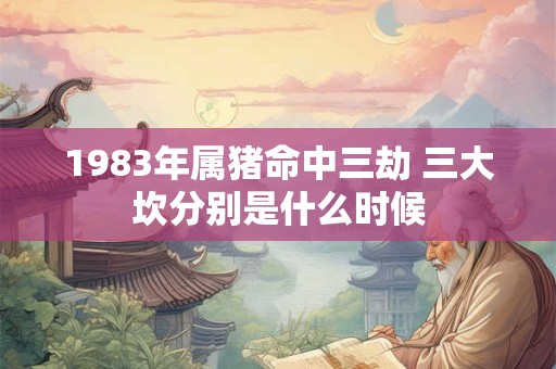1983年属猪命中三劫 三大坎分别是什么时候 1983年属猪命中三劫 三大坎分别是什么时候