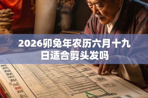 2026卯兔年农历六月十九日适合剪头发吗 2026卯兔年农历六月十九日适合剪头发吗