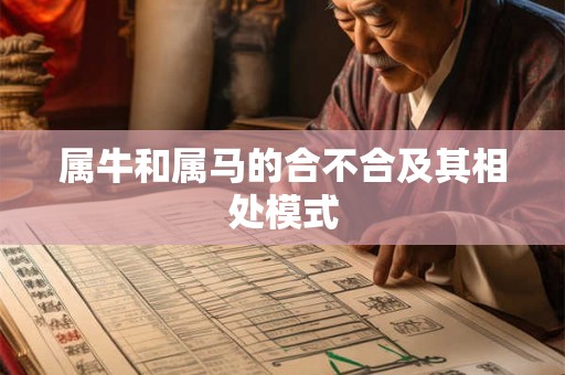 属牛和属马的合不合及其相处模式 属牛和属马的合不合及其相处模式
