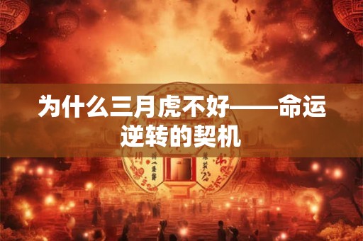 为什么三月虎不好——命运逆转的契机 为什么三月虎不好——命运逆转的契机