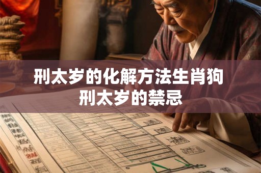 刑太岁的化解方法生肖狗 刑太岁的禁忌 刑太岁的化解方法生肖狗 刑太岁的禁忌