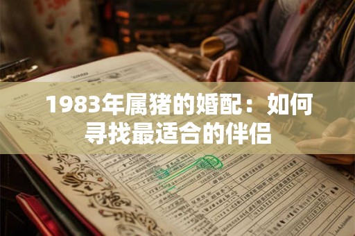 1983年属猪的婚配:如何寻找最适合的伴侣 1983年属猪的婚配:如何寻找最适合的伴侣