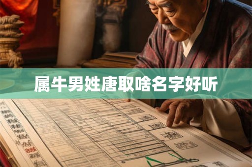 属牛男姓唐取啥名字好听 属牛男姓唐取啥名字好听
