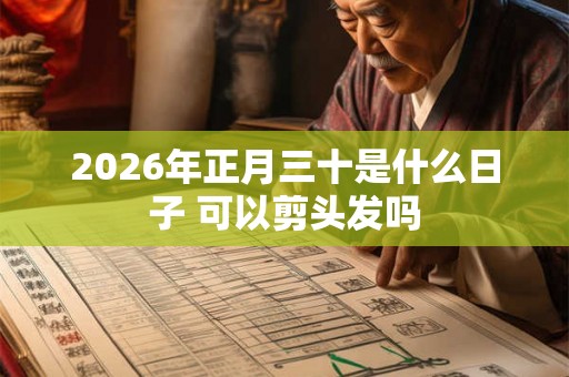 2026年正月三十是什么日子 可以剪头发吗