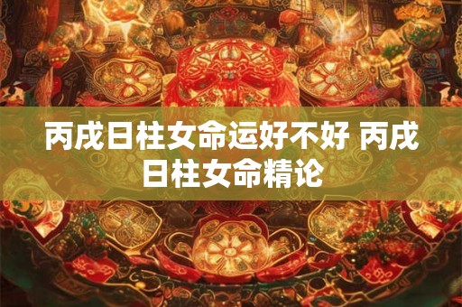 丙戌日柱女命运好不好 丙戌日柱女命精论 丙戌日柱女命运好不好 丙戌日柱女命精论