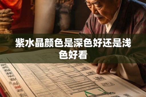 紫水晶颜色是深色好还是浅色好看 紫水晶颜色是深色好还是浅色好看