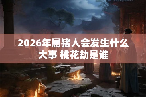 2026年属猪人会发生什么大事 桃花劫是谁 2026年属猪人会发生什么大事 桃花劫是谁
