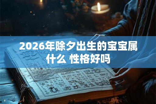 2026年除夕出生的宝宝属什么 性格好吗 2026年除夕出生的宝宝属什么 性格好吗