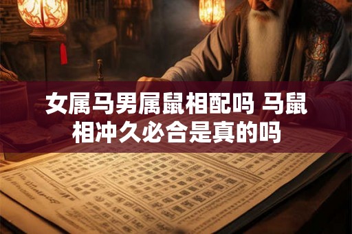 女属马男属鼠相配吗 马鼠相冲久必合是真的吗 女属马男属鼠相配吗 马鼠相冲久必合是真的吗