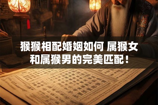 猴猴相配婚姻如何 属猴女和属猴男的完美匹配！